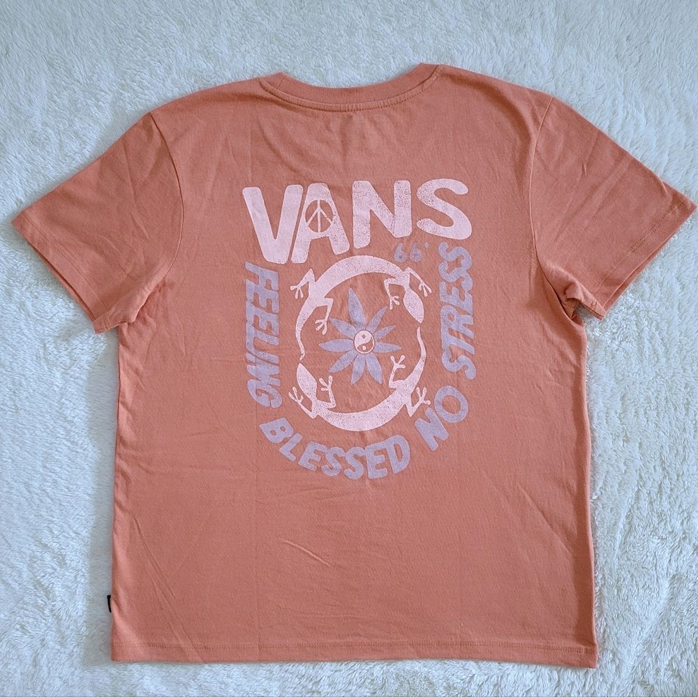 VANS🛹 "Feeling Blessed No Stress" Graphic Tee👕 - NWT